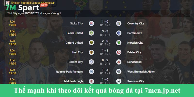 Thế mạnh khi theo dõi kết quả bóng đá tại mromero.com.co