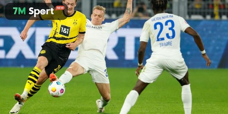 Chạm trán trước đây của Dortmund vs FC Heidenheim